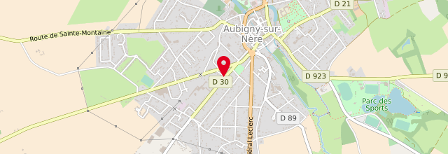 Plan la maison France Services d'Aubigny sur Nère