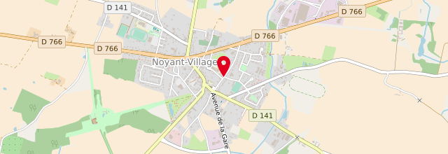 Plan la maison France services de Noyant-Villages