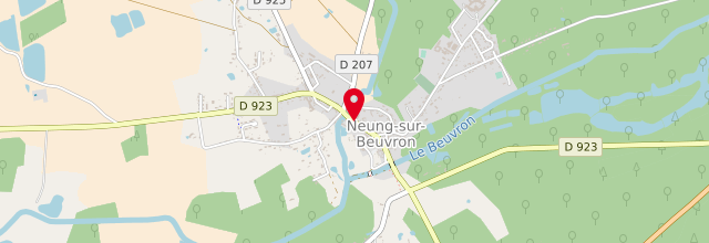 Plan la maison France services de Neung-sur-Beuvron