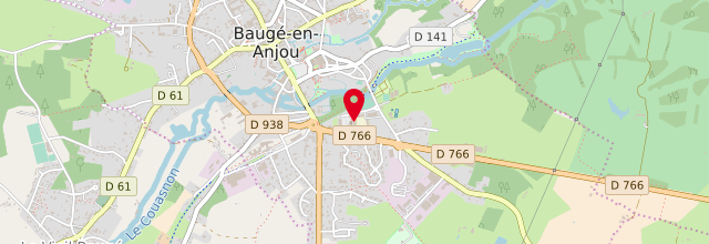 Plan la maison France services de Baugé-en-Anjou