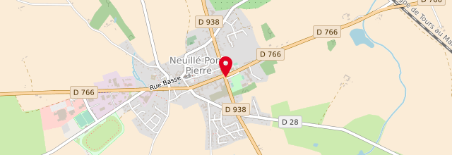 Plan la maison France services la Poste de Neuillé-Pont-Pierre