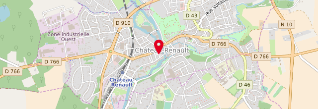 Plan la maison France services Chateau Renault