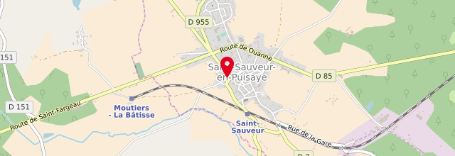 Plan la maison France Services de Saint-Sauveur-en-Puisaye
