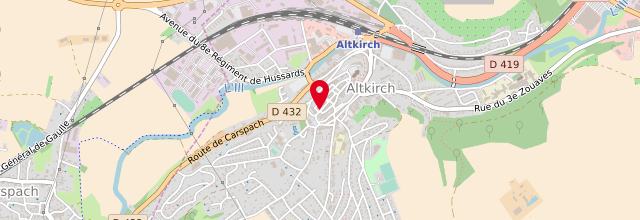 Plan la maison France Services d'Altkirch