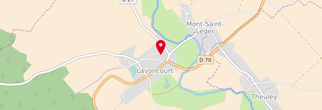 Plan la maison France Services de Lavoncourt