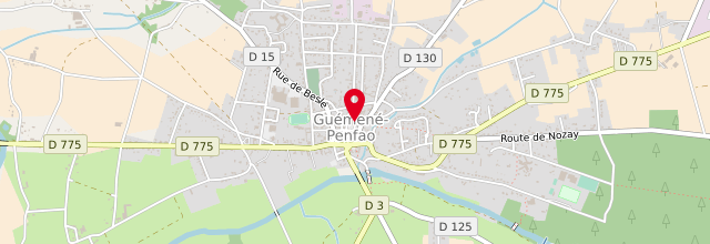 Plan la maison France services de Guéméné-Penfao