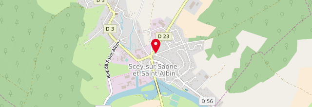 Plan la maison France services la Poste de Scey-sur-Saône-et-Saint-Albin