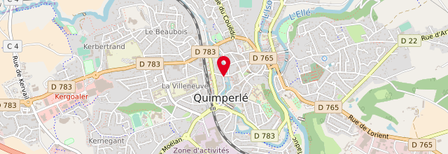 Plan la maison France services Quimperlé