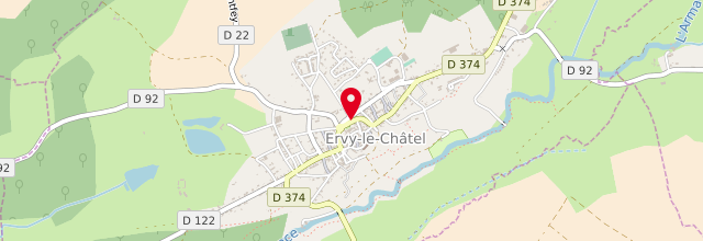 Plan la maison France services Chaource - Antenne d'Ervy-le-Châtel