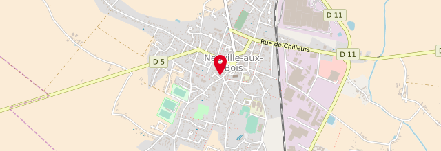 Plan la maison France services la Poste de Neuville-aux-Bois