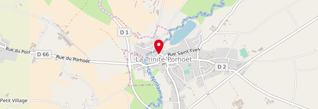 Plan la maison France services de La Trinité-Porhoët et Bus France Services ICI PLO.Com
