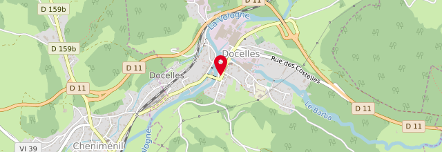 Plan la maison France Services de Docelles