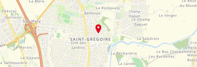 Plan la maison France services de Saint-Grégoire