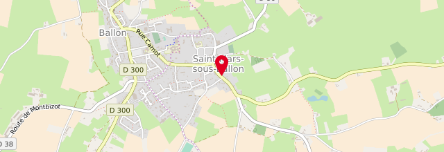 Plan la maison France services de Ballon-Saint-Mars