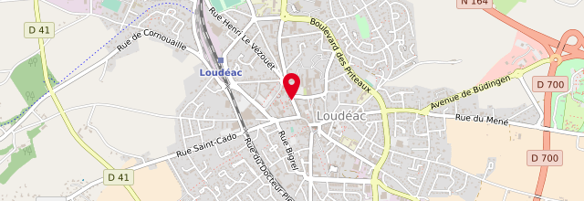 Plan la maison France Services de Loudéac