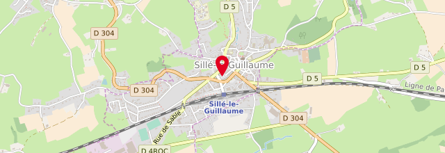 Plan la maison France services de Sille-le-Guillaume