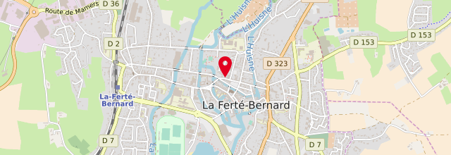 Plan de le Point d'accueil CPAM de La Ferté-Bernard