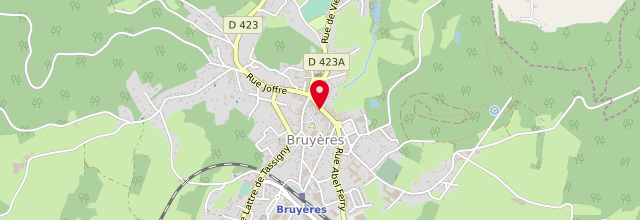 Plan la maison France services Bruyères