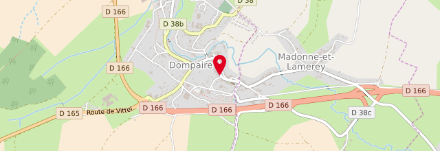 Plan la maison France services de Mirecourt - Antenne de Dompaire