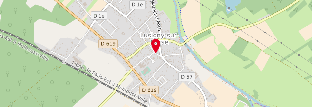Plan la maison France Services de Lusigny-sur-Barse