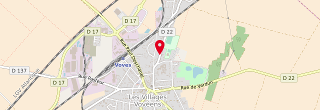 Plan la maison France services Les Villages Vovéens - Orgères-en-Beauce