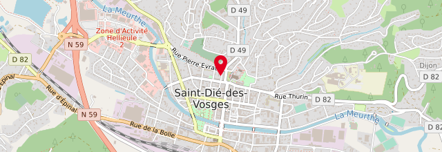 Plan de Agence CPAM de Saint-Dié-des-Vosges