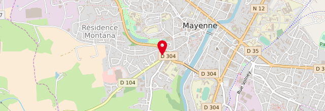 Plan de Agence CPAM de Mayenne