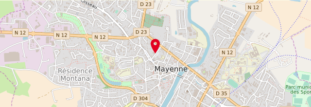 Plan la maison France Services de Mayenne