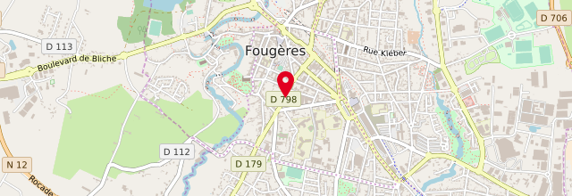 Plan la maison France Services de Fougères