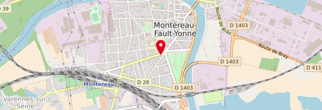 Plan de Agence CPAM de Montereau-Fault-Yonne