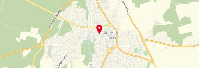 Plan la maison France Services de Milly-la-Forêt
