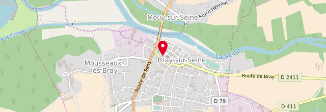 Plan la maison France services de Bray-sur-Seine