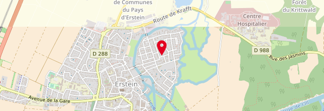 Plan la maison France services d'Erstein