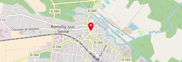 Plan de le Point d'accueil CPAM de Romilly-sur-Seine