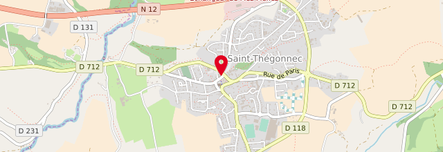 Plan la maison France services de Saint-Thegonnec Loc-Eguiner