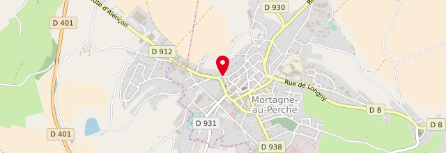 Plan la maison France services Mortagne-au-Perche
