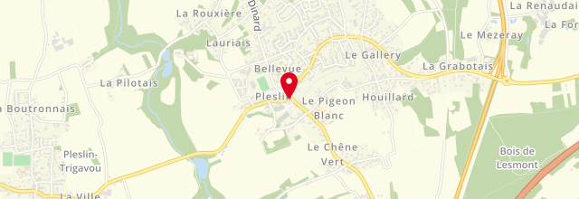 Plan la maison France Services de Pleslin-Trigavou