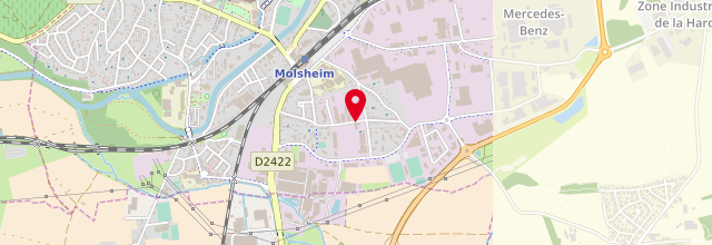 Plan la maison France Services de Molsheim