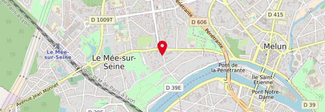 Plan de le Point d'accueil CPAM du Mée-sur-Seine