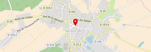 Plan la maison France services Senonches - La Ferté-Vidâme
