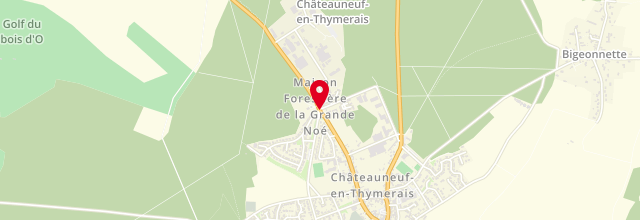 Plan la maison France Services Châteauneuf-en-Thymerais