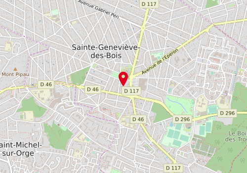 Plan la maison France services de Sainte-Geneviève-des-Bois