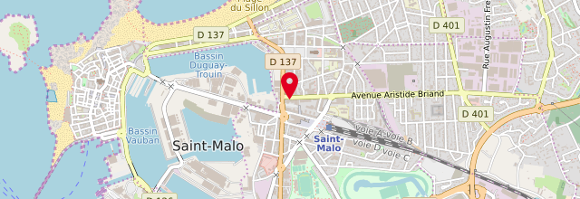 Plan de Agence CPAM de Saint-Malo