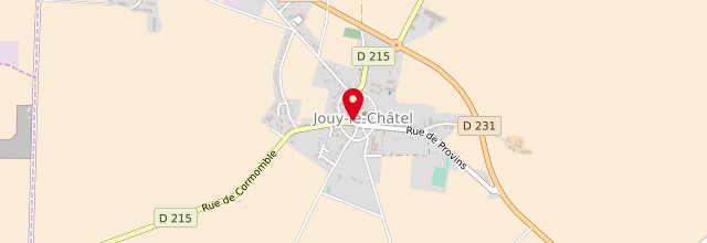 Plan la maison France services la Poste de Jouy-le-Châtel