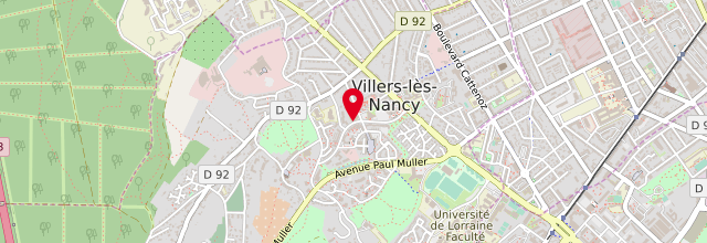 Plan de Agence CPAM de Villers-lès-Nancy