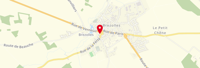 Plan la maison France services de Brezolles