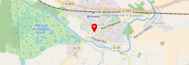 Plan la maison France services Briouze
