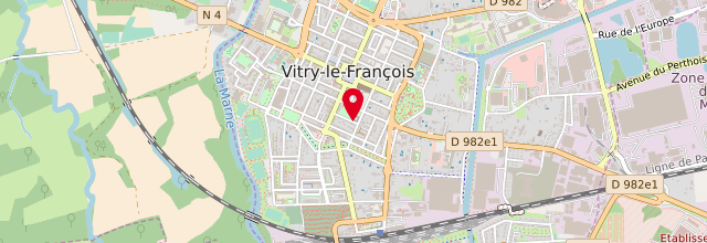 Plan la maison France services de Vitry-le-François