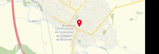 Plan la maison France services de Brumath