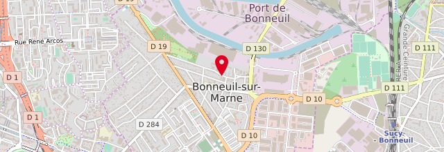 Plan de le Point d'accueil CPAM de Bonneuil-sur-Marne